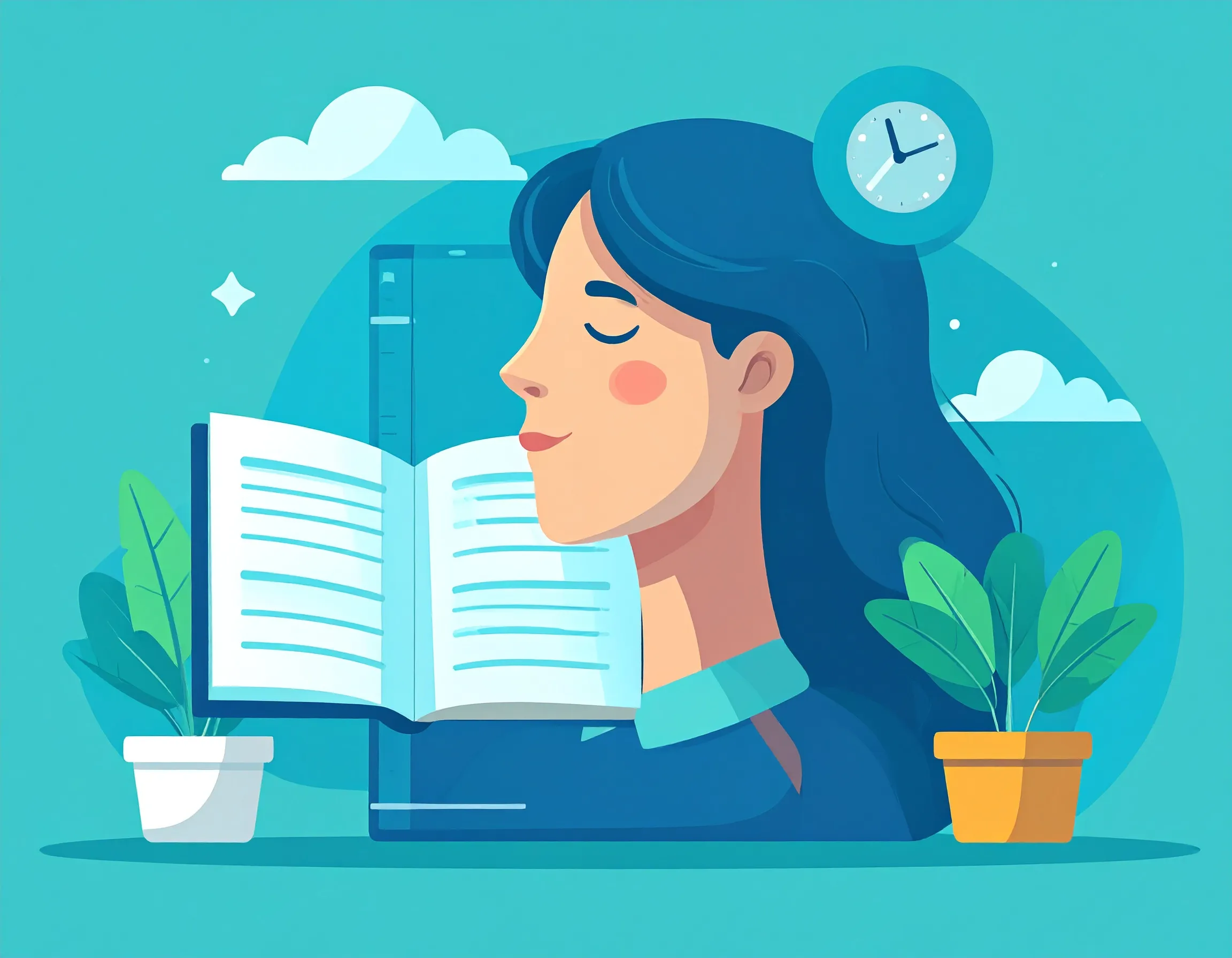 Stress Management Workbook Illustration