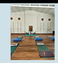 Yoga practice space at Prana Yoga Academy